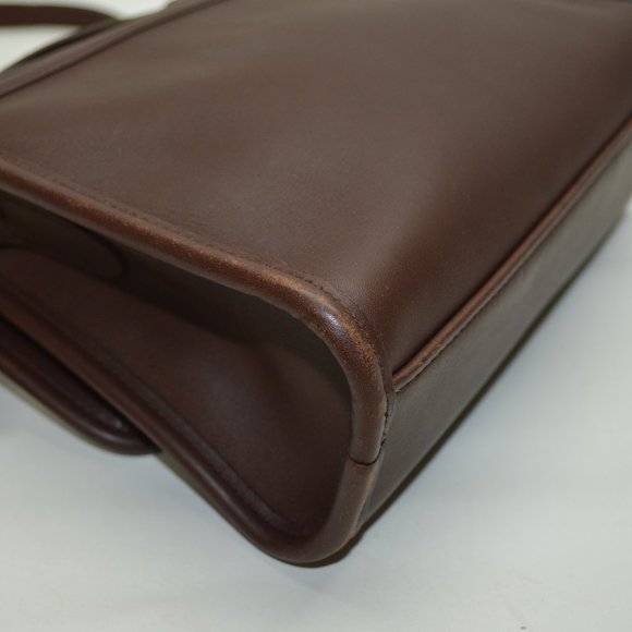 SOLD🚫Coach Vintage USA Made Leather Court Bag - Picture 9 of 15